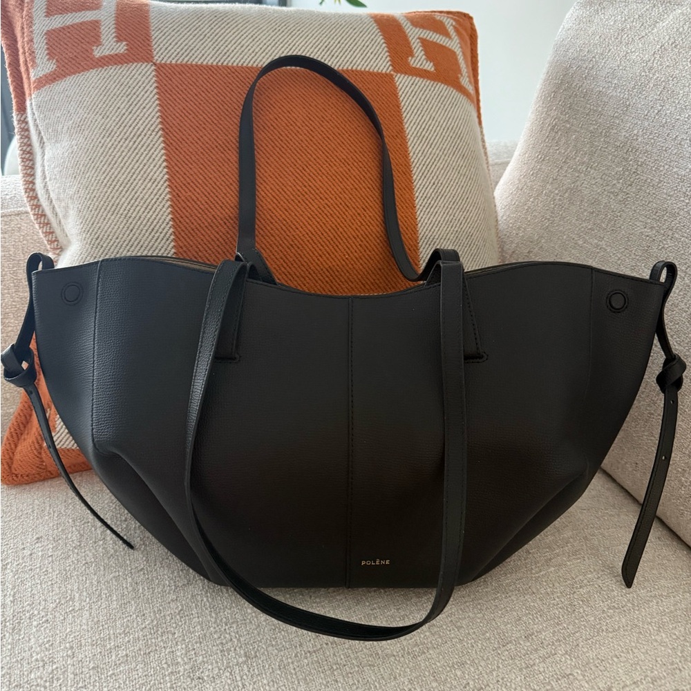 Polene Black Tote Bag